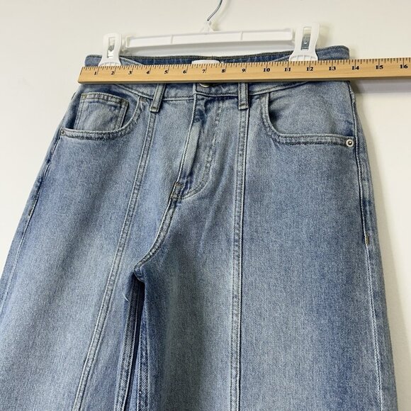 NEW The Drop Frida Wide Leg Jeans Women’s Size 27 High Rise - Picture 5 of 12